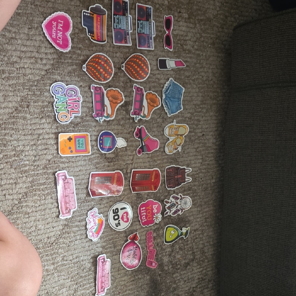 Variety Of Stickers For Water Bottle, Labtops, Etc.
